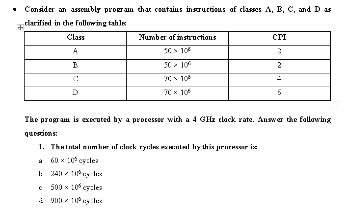 Solved . Consider an assembly program that contains | Chegg.com