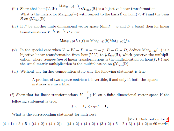 Solved Problem 4 (Kernel, Rank, Matrices). (a) Given a | Chegg.com