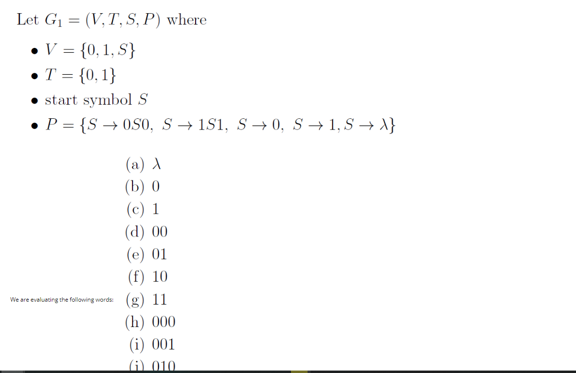 Solved Let G1 V T S P Where V 0 1 S T 0 1 Chegg Com