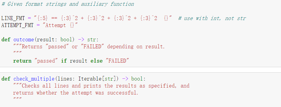 Solved Define function check_multiple that • takes one | Chegg.com