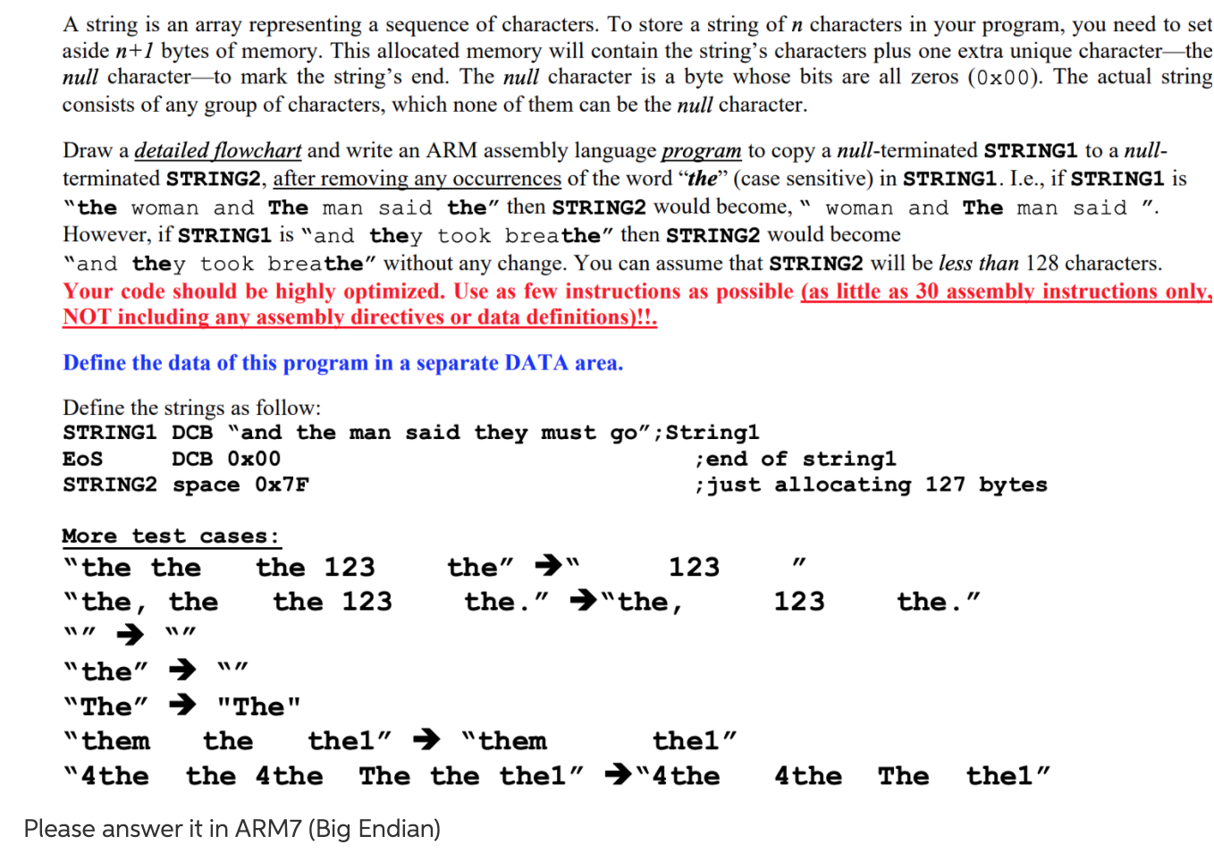 A String Is An Array Representing A Sequence Of | Chegg.Com