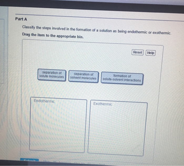 Solved Classify the steps involved in the formation of a