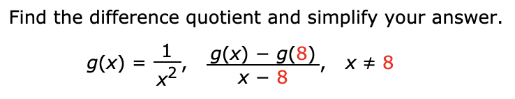 Solved Find the difference quotient and simplify your | Chegg.com