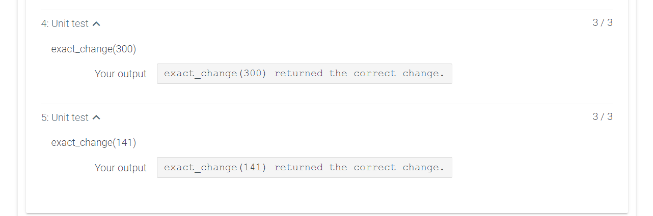 Solved 6.26 LAB: Exact change - functions Write a program | Chegg.com
