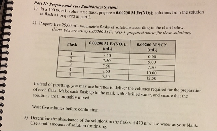 Solved For the prelab today, all solutions were made using | Chegg.com
