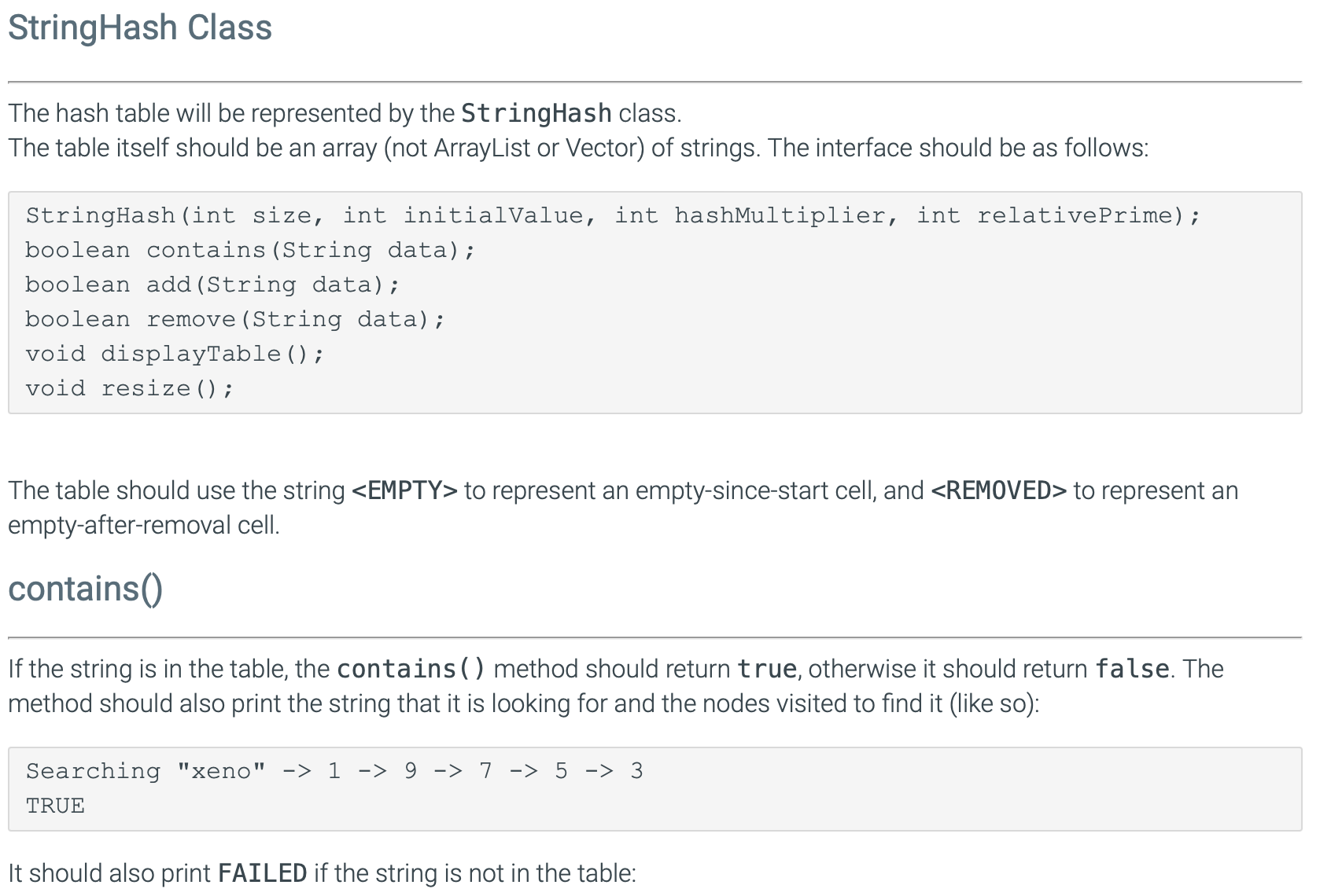 Solved main() method The main method will first need to | Chegg.com