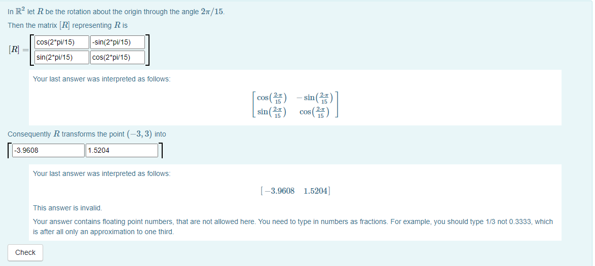 Solved In R2 let R be the rotation about the origin through | Chegg.com