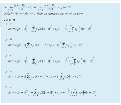 Solved Let Lim X 1 P X X 1 X 1 And Im 1 2 F Chegg Com