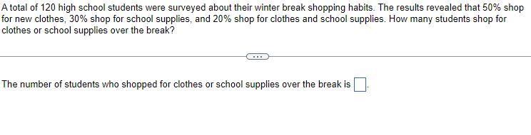 Solved A total of 120 high school students were surveyed | Chegg.com