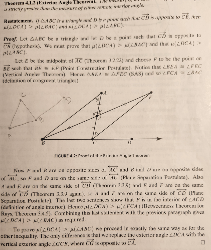 Exterior Angle of a Triangle – Definition, Theorem, Proof, Examples