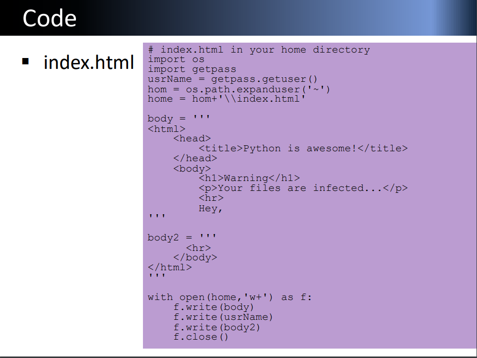 Reverse engineering in Python Part I Scenario: | Chegg.com