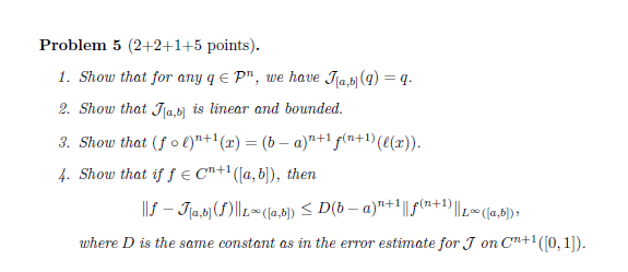 Problem 5 2 2 1 5 Points 1 Show That For Any Q Chegg Com