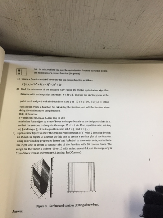 10. In this probem you use the optimization function | Chegg.com