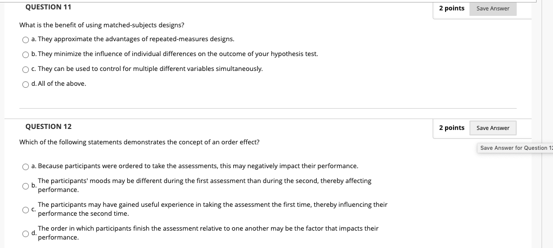 Solved QUESTION 11 2 points Save Answer What is the benefit | Chegg.com