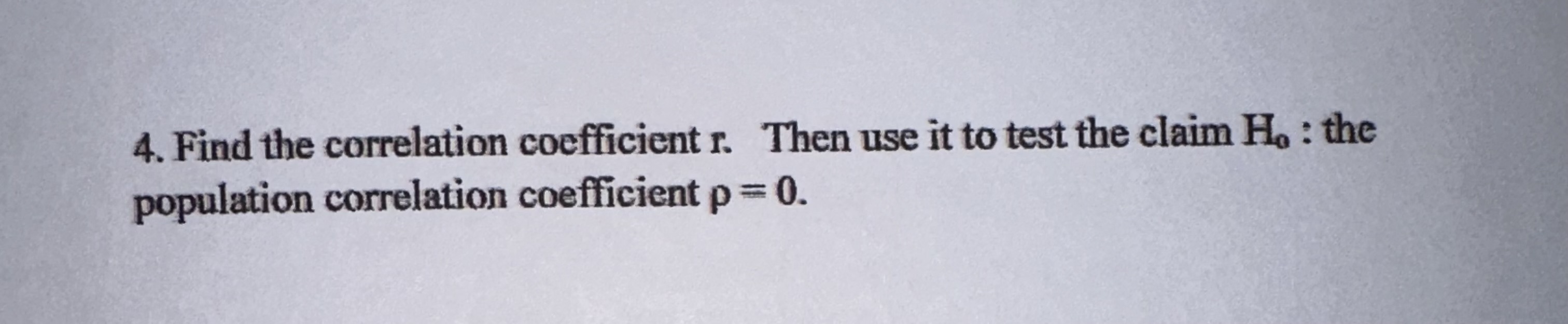Solved Find the correlation coefficient r. Then use it to | Chegg.com
