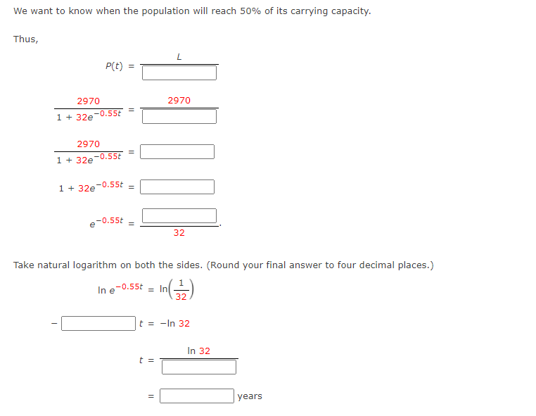 Solved The logistic equation models the growth of a | Chegg.com