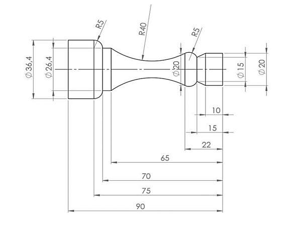 Solved ISO lathe programming To machine the piece | Chegg.com