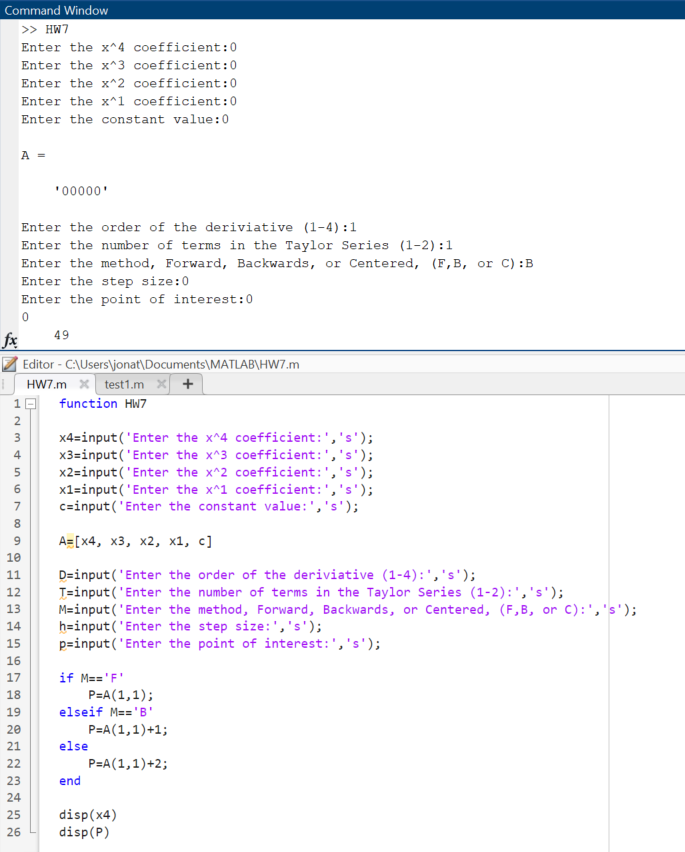 Need help with my Matlab code. By the end of this | Chegg.com