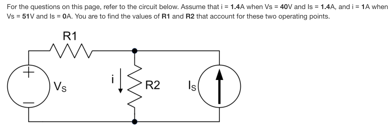 Solved For the questions on this page, refer to the circuit | Chegg.com