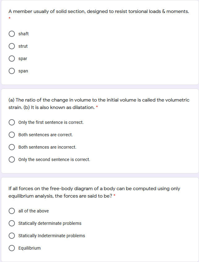 Solved "Choose the correct answer and briefly explain why. A | Chegg.com