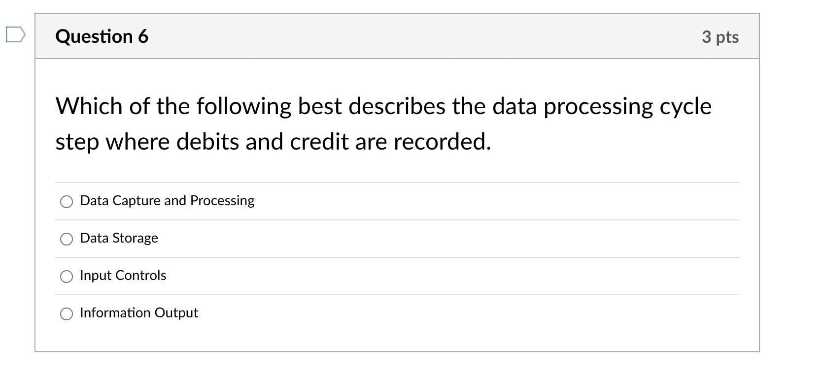 Solved Question 6 3 pts Which of the following best | Chegg.com