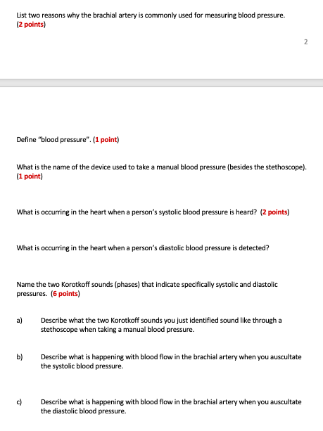 Solved Blood Pressure Data Subject Gender Age Years A B Chegg Com