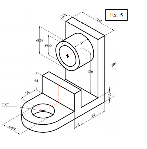 Solved I need this drawn on autocad and uploaded as an | Chegg.com