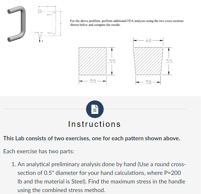 For The Above Problem, Perform Additional FEA | Chegg.com