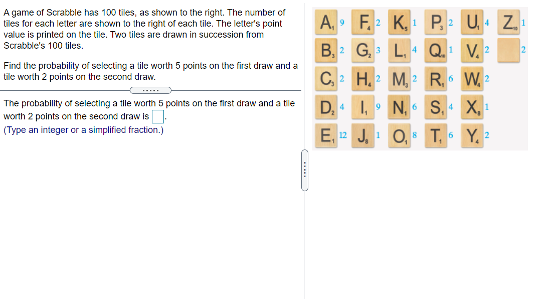 solved-9-a-game-of-scrabble-has-100-tiles-as-shown-to-the-chegg