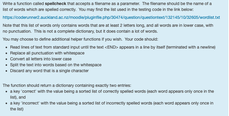 Solved language is python 3 up: please make sure code works | Chegg.com
