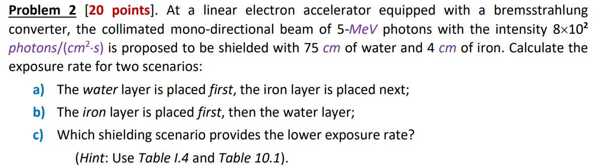 Solved Problem 2 [20 points]. At a linear electron | Chegg.com