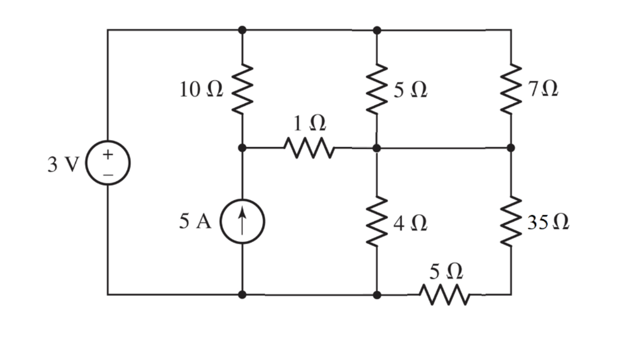 Solved 1. Using resistor reduction and the mesh method, | Chegg.com