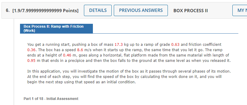 Solved 6 1 977 Points Details Previous Chegg Com