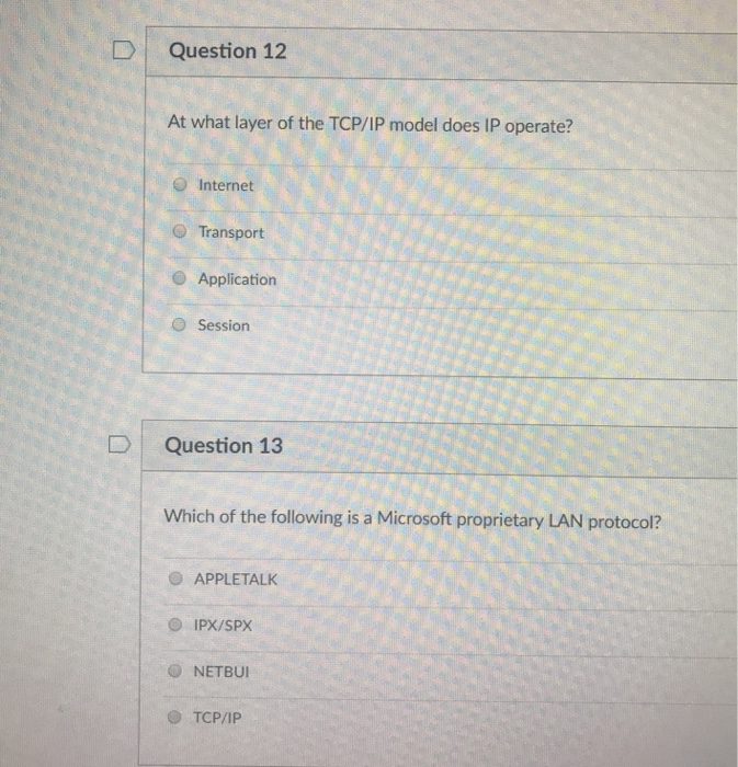 Solved Question 9 What name is given to the PDU at the | Chegg.com