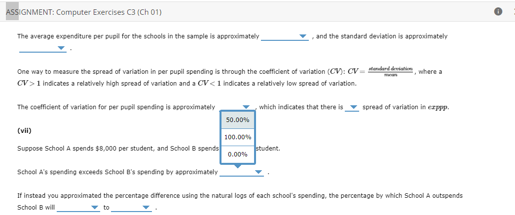 Solved For this exercise you will be using a variation of | Chegg.com