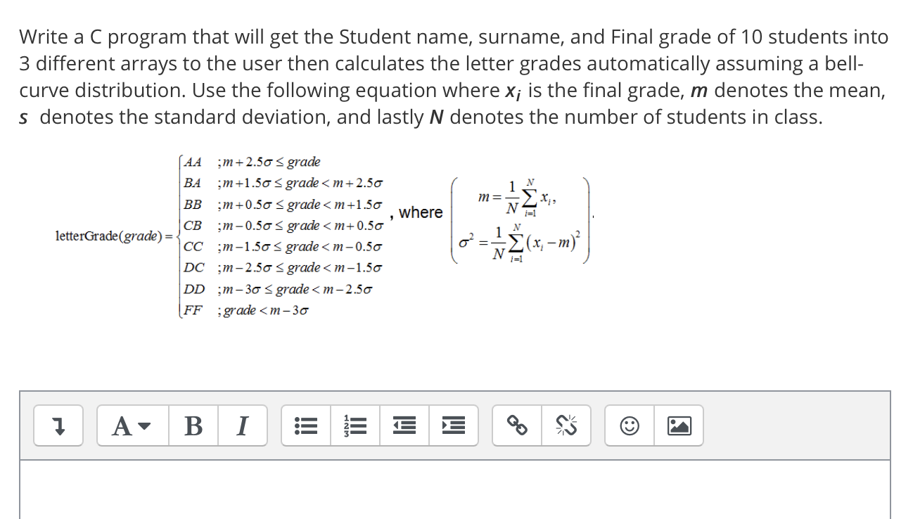 Solved Write a C program that will get the Student name, | Chegg.com