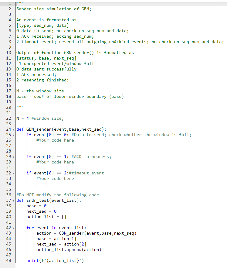 Solved Go-Back-N (GBN) is a sliding window protocol for | Chegg.com