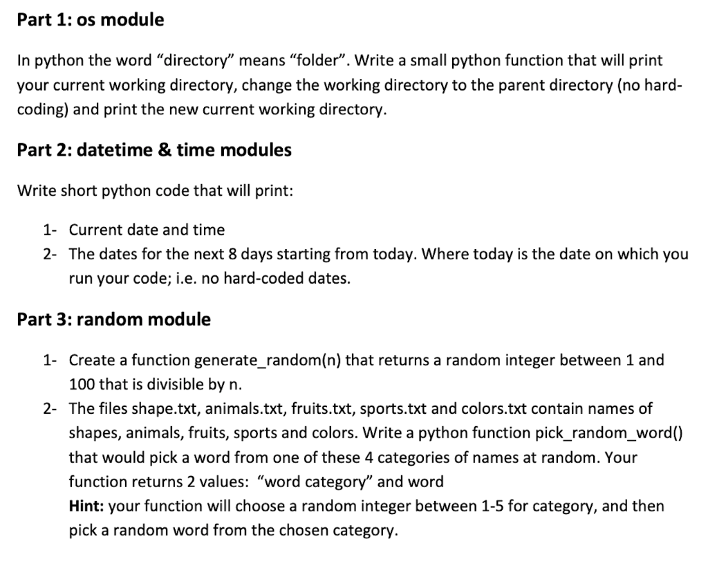 Part 1: Os Module In Python The Word “Directory