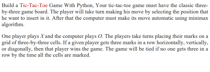 Python Tic Tac Toe - Create Classic Tic-Tac-Toe Game in Python