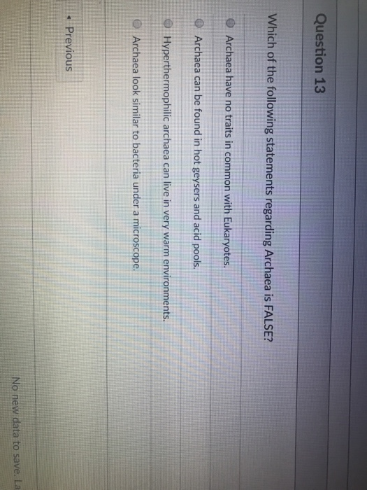 Solved Question 13 Which of the following statements