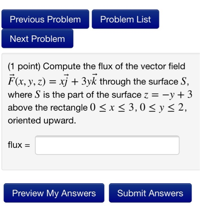 Solved Previous Problem List Next (1 Point) Solve The | Cheggcom