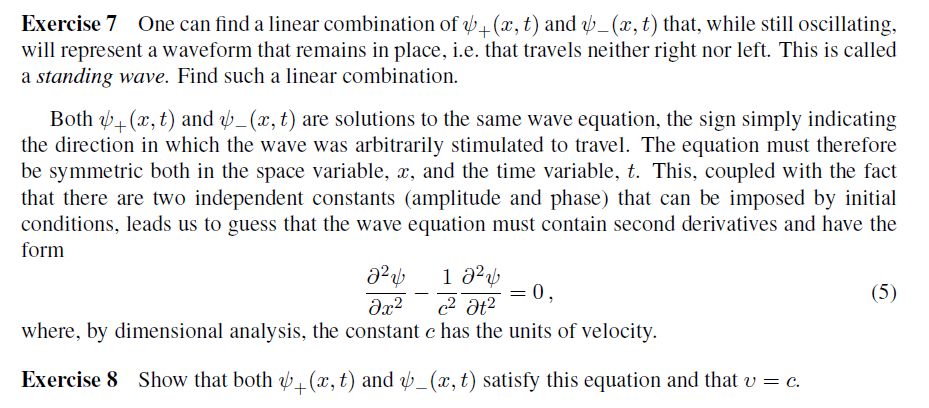 Solved Exercise 7 One Can Find A Linear Combination Of 4+(x, | Chegg.com