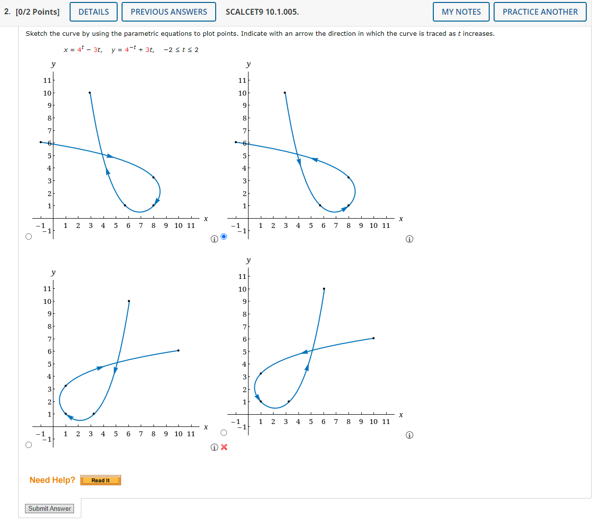 Solved SCALCET9 10.1.005. Sketch the curve by using the | Chegg.com