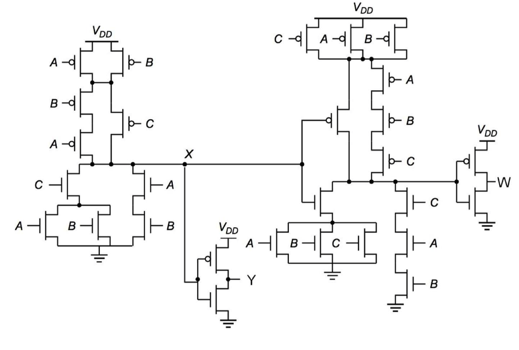 Solved Given the following circuit with 3 inputs (A, B, and | Chegg.com