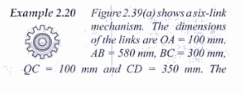 Solved figure 2.399(a) shows a six-link mechanism. The | Chegg.com