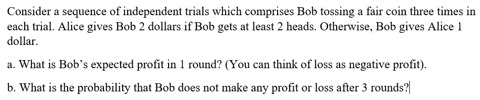 Consider A Sequence Of Independent Trials Which Chegg Com