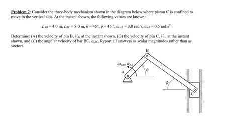 Solved Consider the three-body mechanism shown in the | Chegg.com