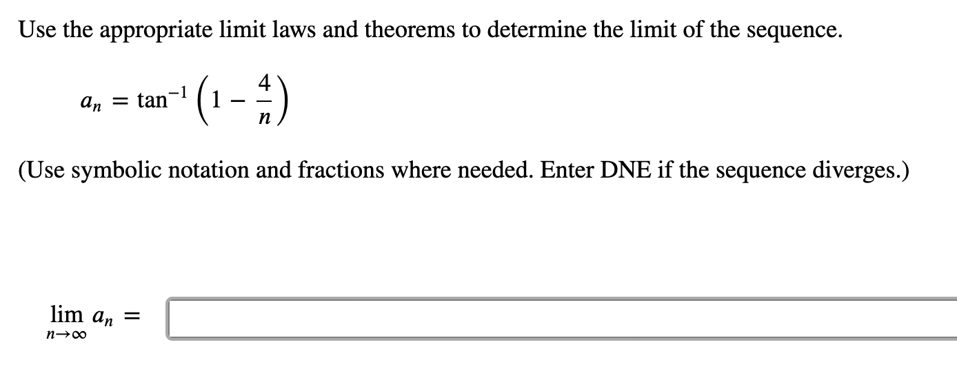 Solved Use The Appropriate Limit Laws And Theorems To | Chegg.com