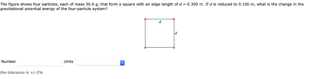 Solved The figure shows four particles, each of mass 30.0 g, | Chegg.com