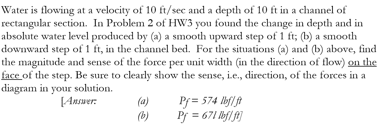 Solved Water is flowing at a velocity of 10 ft/sec and a | Chegg.com
